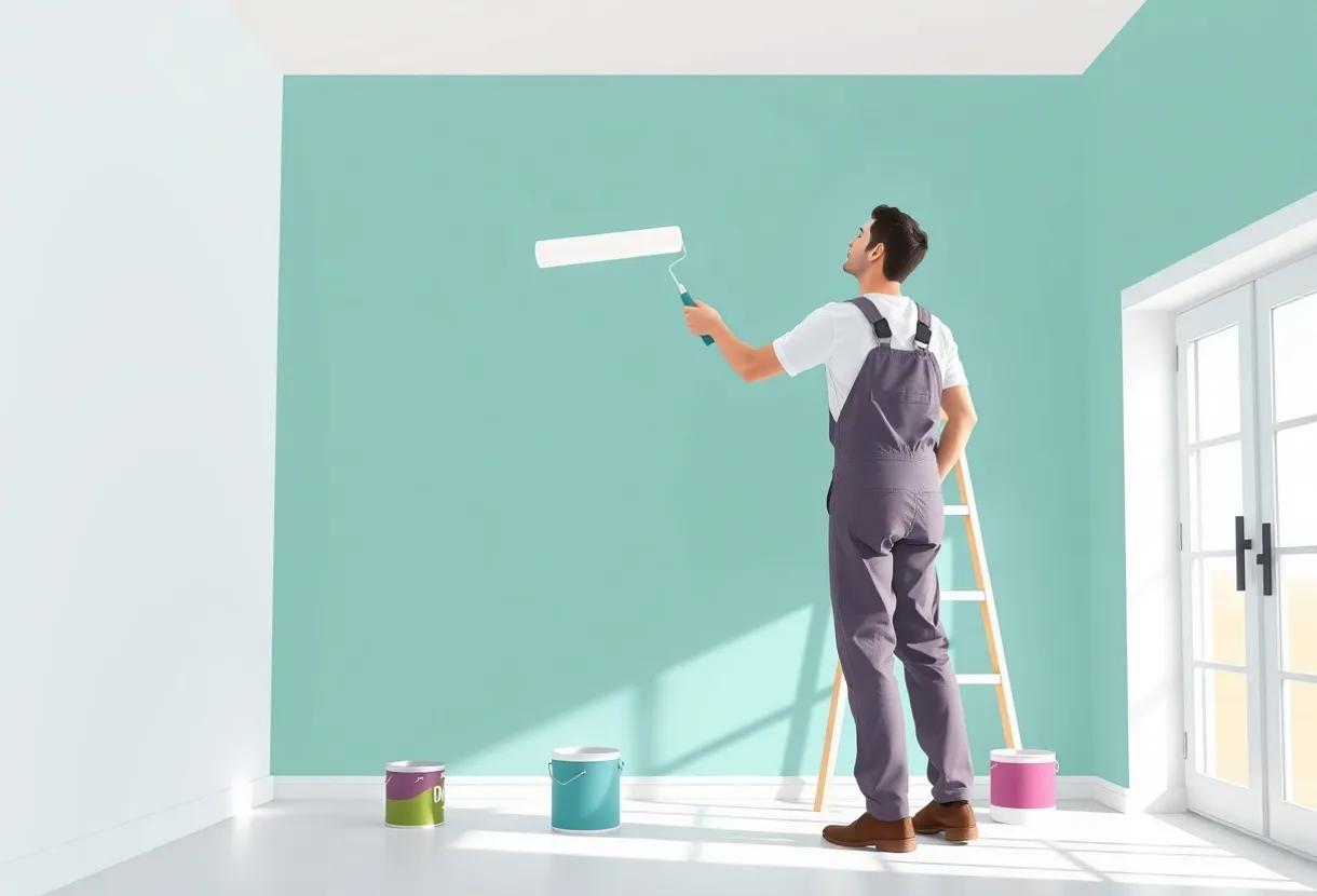 Peintre Fécamp 76400 en intervention sur un chantier